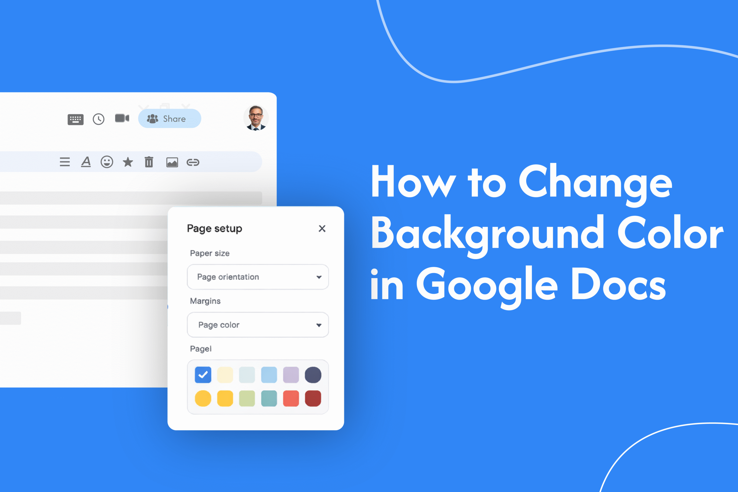 How to Change Background Color in Google Docs