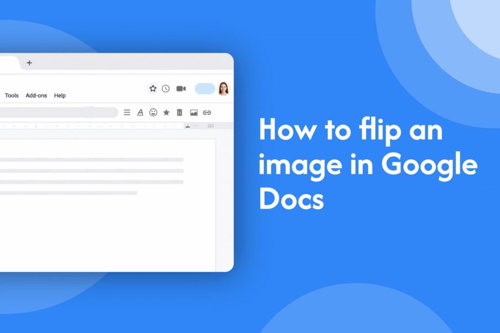 How to Flip an Image in Google Docs