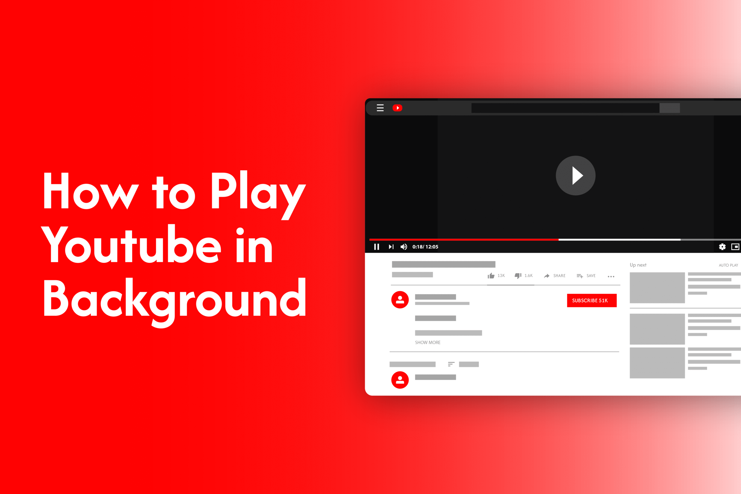 How to Play YouTube in Background
