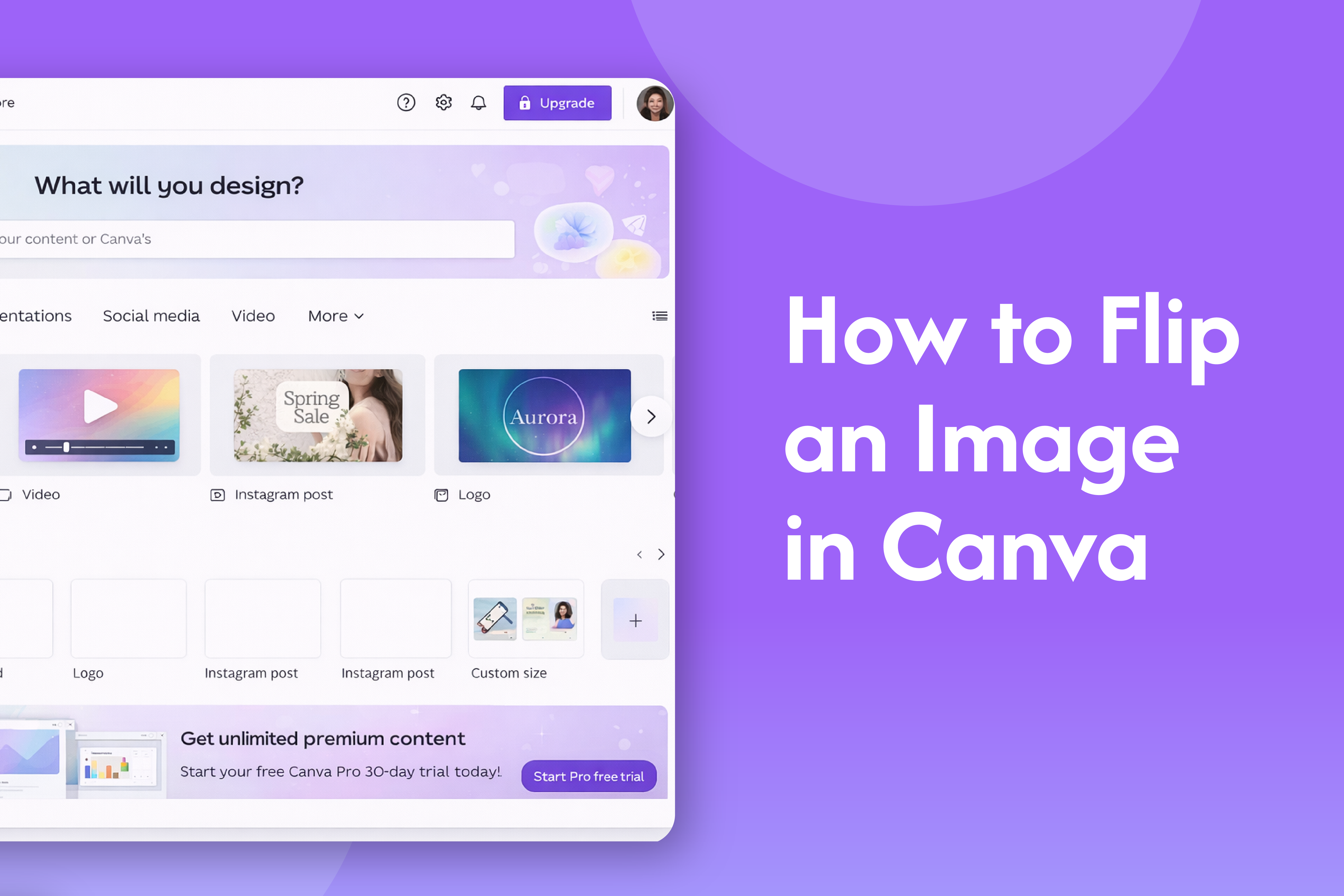 How to Flip an Image in Canva