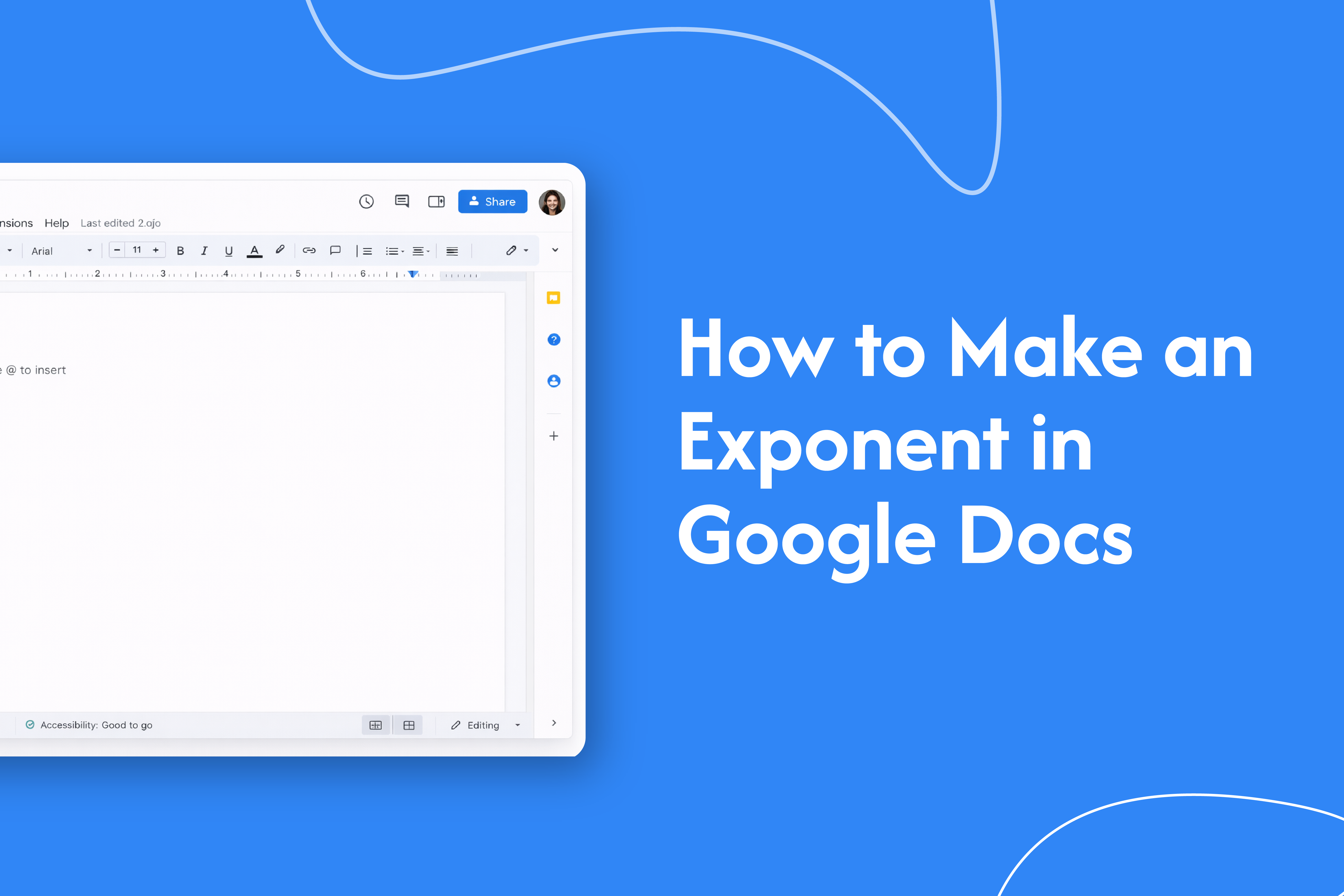 How to Make an Exponent in Google Docs