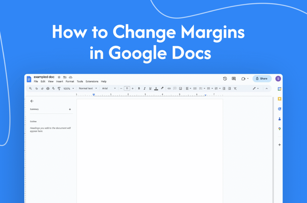 How to Change Google Docs Margins