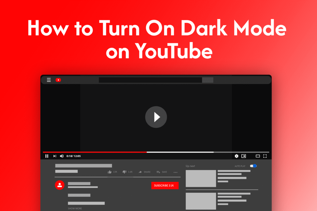 How to Turn On Dark Mode on YouTube